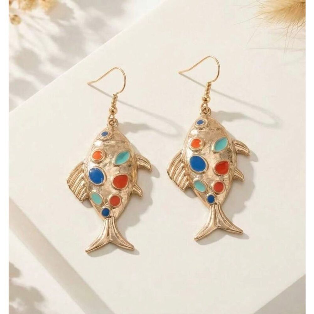 Fish Earrings - Picture 2 of 4